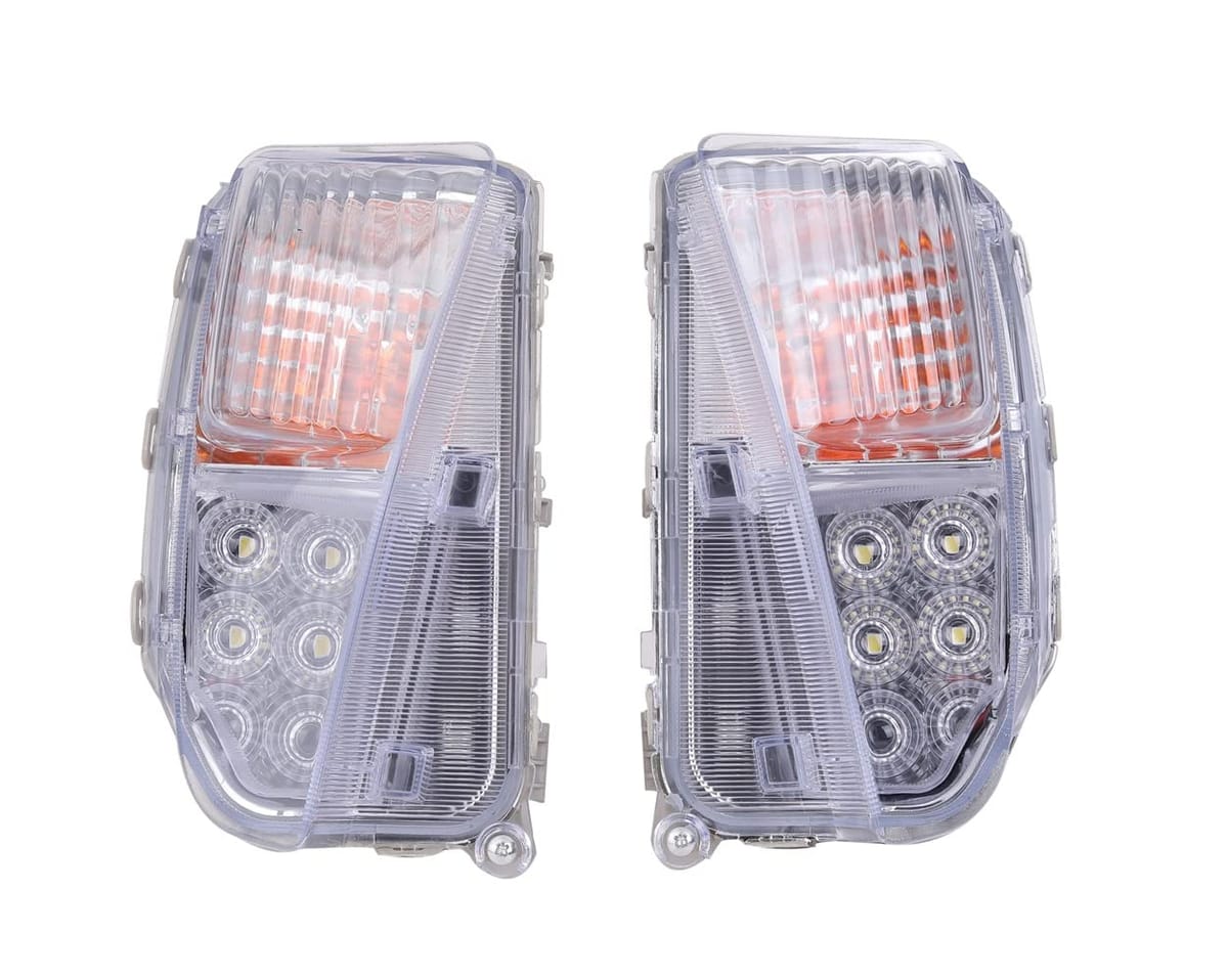Rakuten - トヨタ 用 LED ウインカー デイライト 左右セット プリウス 30系 後期 US仕様 TOYOTA PRIUS ZVW30 等 ドレスアップ カスタム パーツ 社外品