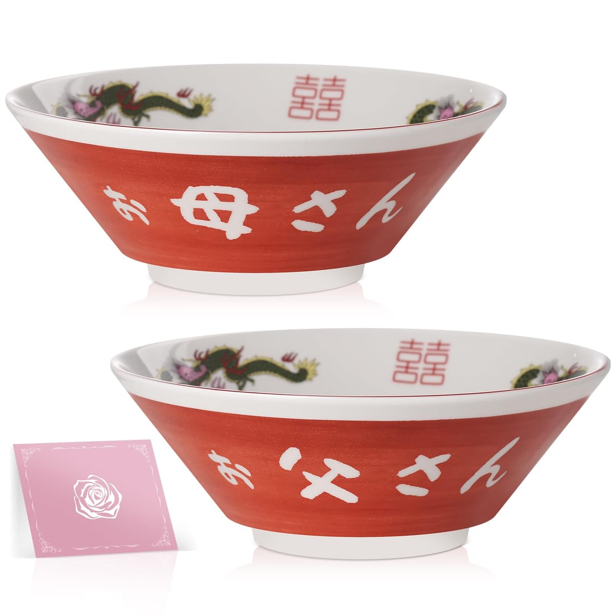【ラーメン丼といえばこの龍紋デザイン】 　中華どんぶりの王道感を楽しめる、迫力ある「龍紋（りゅうもん）」入りデザイン。昔ながらのラーメン屋さんを思わせる本格的な雰囲気で、おうちラーメンをより楽しく演出します。【お母さん専用・お父さん専用のペアセット】 　「お母さん専用」「お父さん専用」のロゴが入った、両親で使えるペアどんぶり。並べて使うだけで家族の会話が生まれる、実用性とユーモアを兼ね備えたギフトです。【縁起のよい中華文様でお祝いにぴったり】 　龍は古くから縁起のよいモチーフとして親しまれてきた存在。さらに、ラーメン丼らしい「雷紋（らいもん）」風のデザインが加わり、懐かしくも特別感のある一品に仕上げています。【両親の誕生日・結婚記念日の贈り物に】 　お母さん・お父さんへの誕生日プレゼント、結婚記念日、母の日・父の日、敬老の日などにおすすめ。普段使いできる食器だから、贈ったあとも毎日の食卓で長く楽しんでいただけます。【新しく親になった方へのプレゼントにも】 　出産を機に“お母さん”“お父さん”になったご夫婦への贈り物にもぴったり。ラーメン、うどん、そば、丼ものなど幅広く使えるので、新生活や家族の食卓を楽しく彩ります。 【ラーメン丼といえばこの龍紋デザイン】 　中華どんぶりの王道感を楽しめる、迫力ある「龍紋（りゅうもん）」入りデザイン。昔ながらのラーメン屋さんを思わせる本格的な雰囲気で、おうちラーメンをより楽しく演出します。 【お母さん専用・お父さん専用のペアセット】 　「お母さん専用」「お父さん専用」のロゴが入った、両親で使えるペアどんぶり。並べて使うだけで家族の会話が生まれる、実用性とユーモアを兼ね備えたギフトです。 【縁起のよい中華文様でお祝いにぴったり】 　龍は古くから縁起のよいモチーフとして親しまれてきた存在。さらに、ラーメン丼らしい「雷紋（らいもん）」風のデザインが加わり、懐かしくも特別感のある一品に仕上げています。 【両親の誕生日・結婚記念日の贈り物に】 　お母さん・お父さんへの誕生日プレゼント、結婚記念日、母の日・父の日、敬老の日などにおすすめ。普段使いできる食器だから、贈ったあとも毎日の食卓で長く楽しんでいただけます。 【新しく親になった方へのプレゼントにも】 　出産を機に“お母さん”“お父さん”になったご夫婦への贈り物にもぴったり。ラーメン、うどん、そば、丼ものなど幅広く使えるので、新生活や家族の食卓を楽しく彩ります。