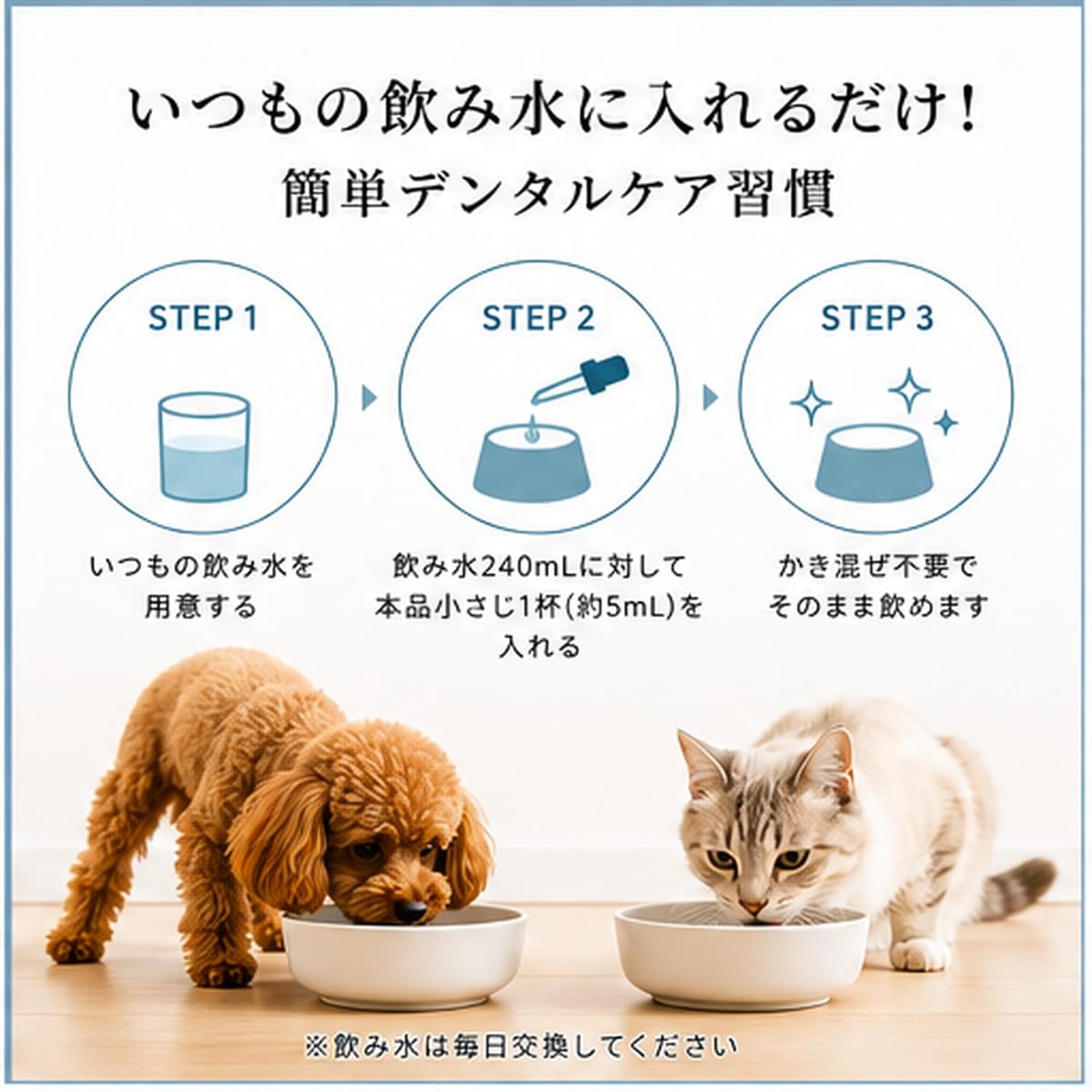 2本セット THE ANIMAL ORGANICS 液体ハミガキ 医師監修 大量たっぷり250ml 犬猫用 ...