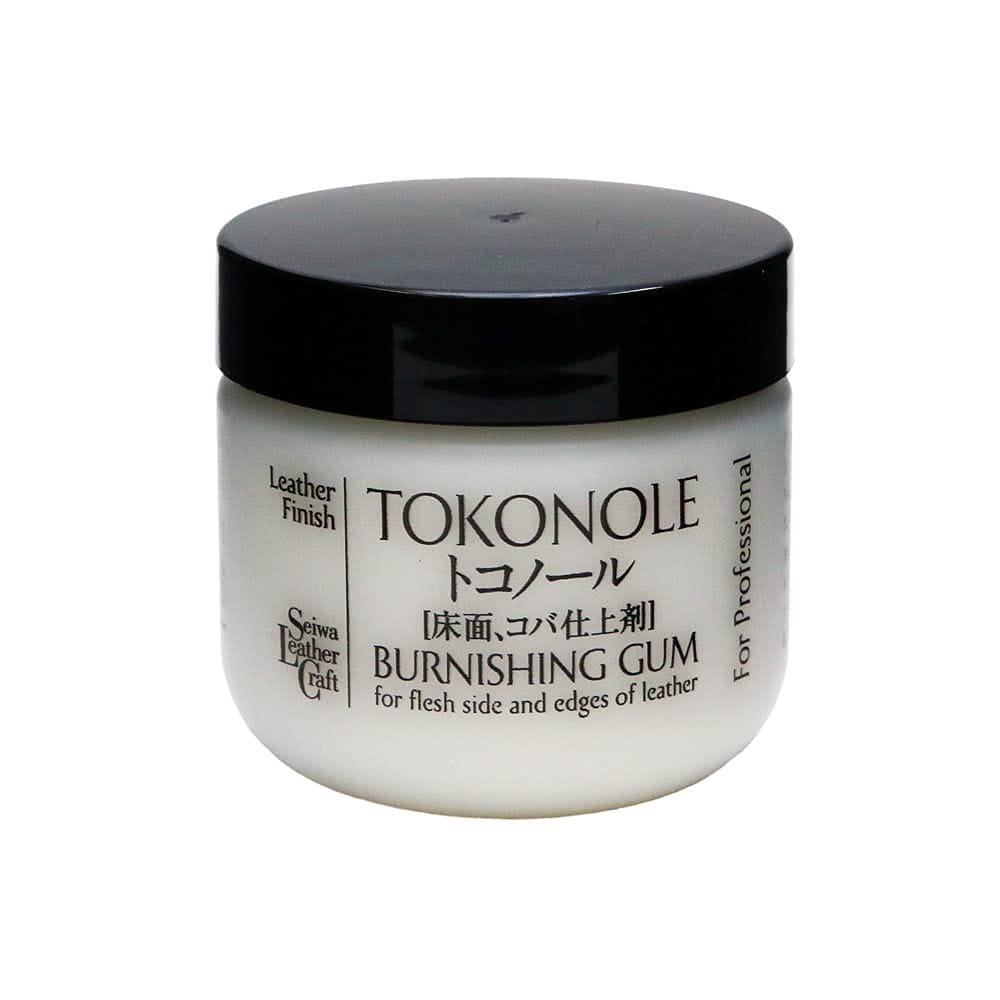 誠和(Seiwa)トコノール レザークラフト用 革の床面・コバの仕上剤 120g 無色 SWA31505