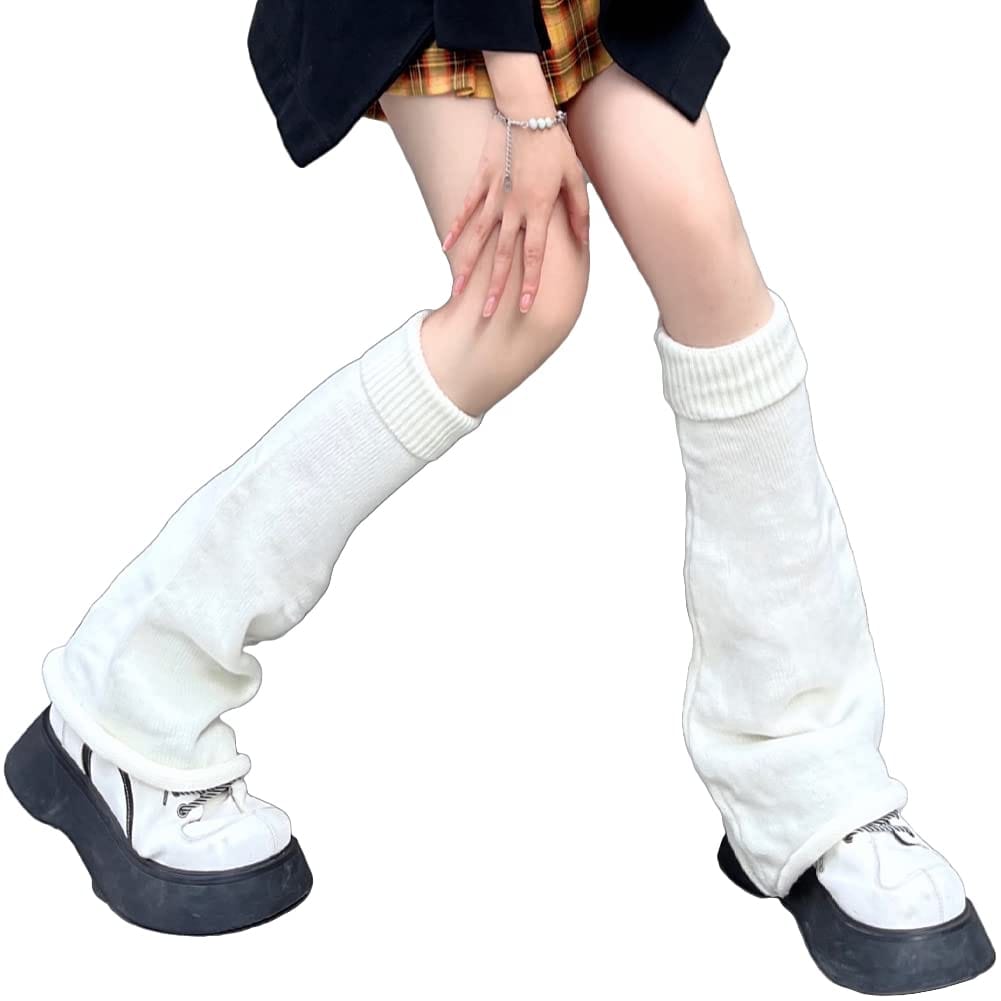 [FUPUTWO] レッグウォーマー レディース ロング ルーズソックス フレア 防寒 フットカバー