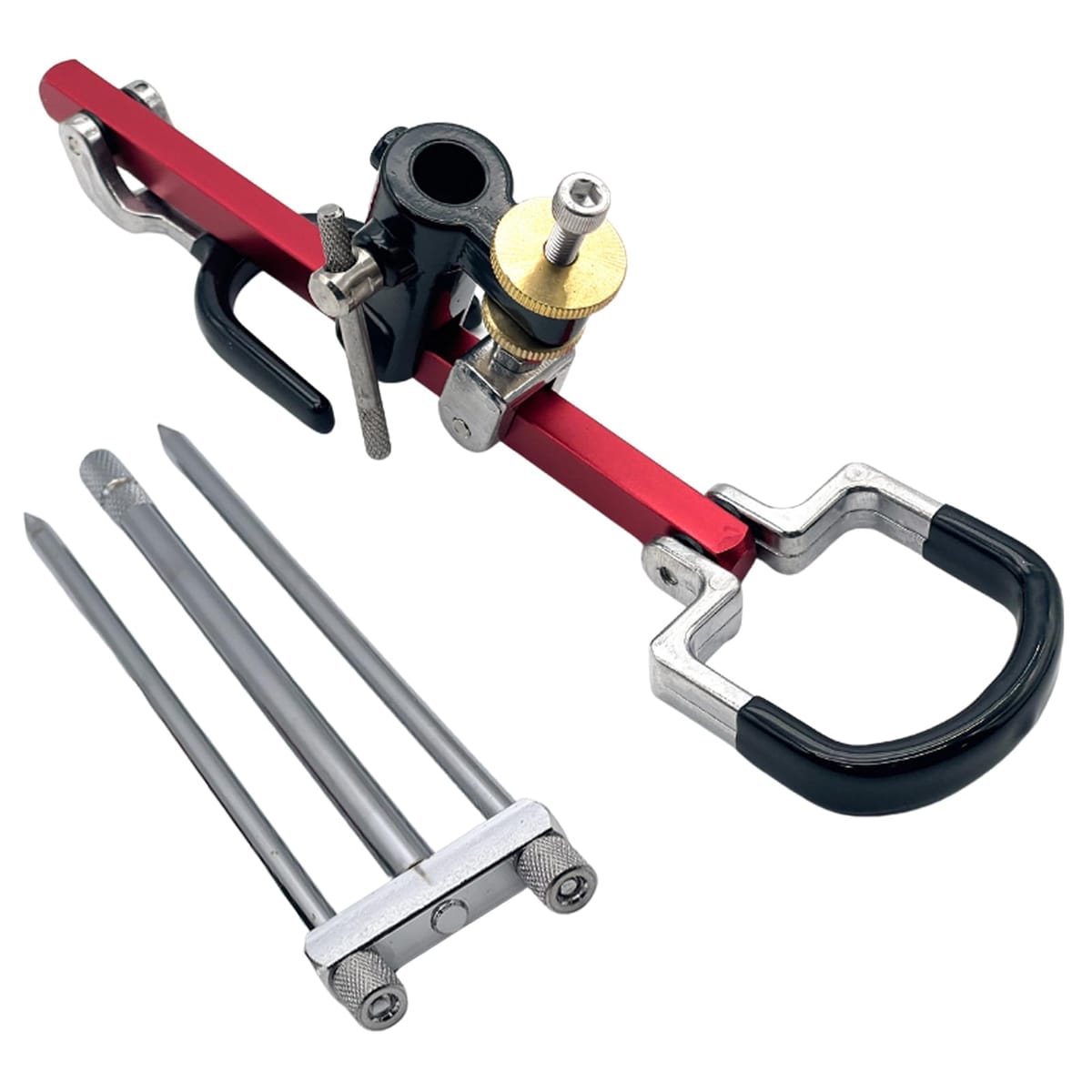 TIGRE BLANC 竿受け ピトン 竿置き ロッド スタンド ホルダー 釣り竿 ブラケット 石鯛 イシダイ カゴ釣り アルミニウム合金