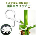 【120個】ツル 茎 固定 クリップ 100個 植物 弦 支柱ガーデニング 支柱 クリップ 園芸用 繰り返し使用可能 添え木 結束 バンド 留める ワンタッチ ...