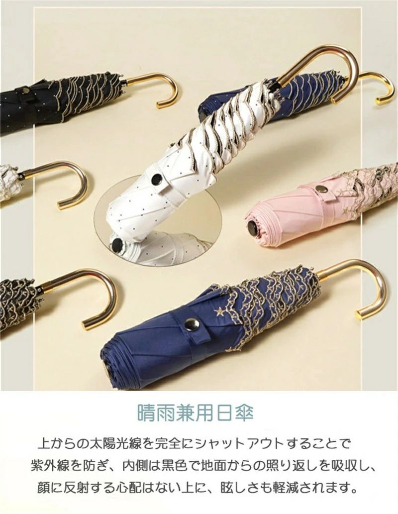 紫外線対策 UVカット 涼感 遮蔽 遮熱 撥水 母の日 折りたたみ傘 晴雨兼用 軽量 一級遮光 100%遮光 完全遮光 折りたたみ