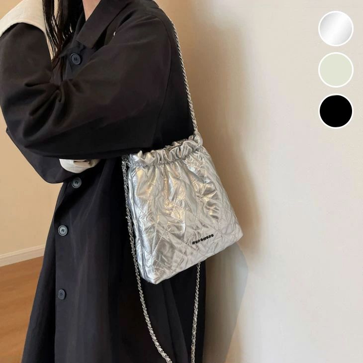 キルティング 肩掛け チェーンショルダーバッグ フェミニン 大人かわいい カジュアル おすすめ おしゃれ レディース トレンド 韓国ファッション 2025春夏新作 【akb312-127】【予約販売：15-20日】【送料無料】60込