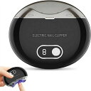 自動爪切り 電動つめきり 三段階スピード 電動爪削り 超軽量 可愛い 電動爪やすり Type-C充電式(2)