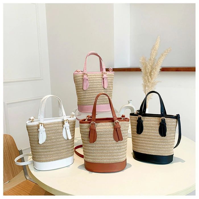 カゴバッグ 肩掛け 小さめ 籠バッグ 鞄 バッグ バケツ型 サマーバッグ 小さめ レディース