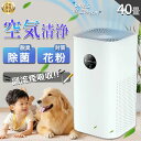 ほこり ハウスダスト 脱臭 除菌 UV消毒 ダニ PM2.5 タバコ 花粉対策 小型 35畳 30畳 20畳 空気清浄器