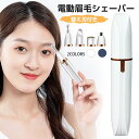眉毛シェーバー 電動式 レディース メンズ シェーバー 眉毛 鼻毛 カミソリ 鼻毛カッター USB 充電式