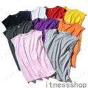 袖なし カットソー ファッション おしゃれ 夏 メンズ タンクトップ 綿100% ノースリーブ 男 Tシャツ 運動 ギフト