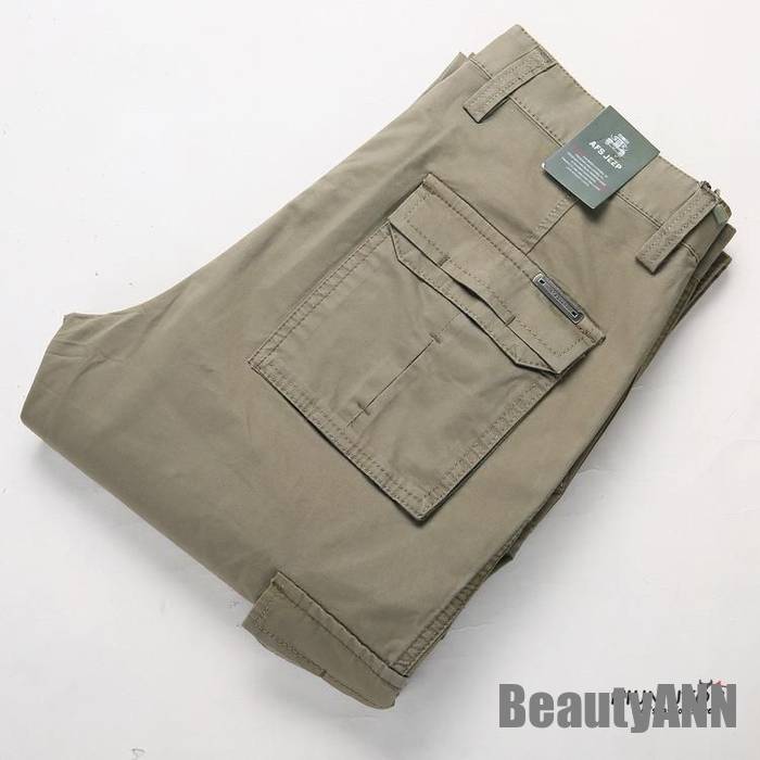 夏 春 ストレートズボン マルチポケットズボン カジュアル 作業着 アウトドア スリムパンツ メンズ ミリタリー カーゴパンツ