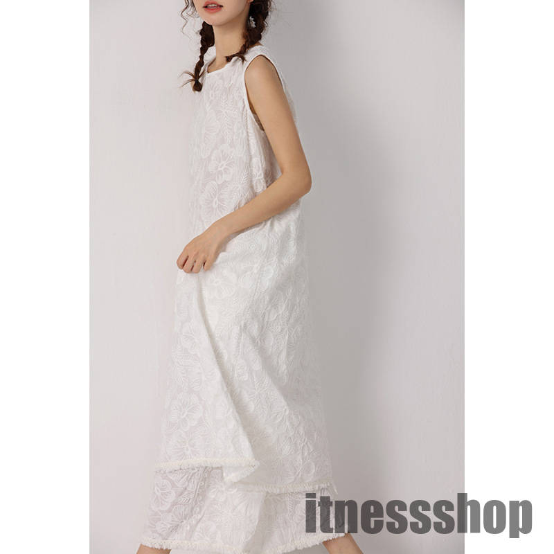 ワンピース レディース 上品 体型カバー おしゃれ 紫方 華 Vネック 絞り染め ウエスト 絞った 着痩せ ロング スカート 夏