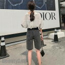 大きいサイズ 短パン ジーンズ ズボン 涼しい 短め ダメージ加工 ハーフパンツ 夏 春 レディース