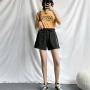 体型カバー 普段着 旅行 お出かけ スポーツウェア ルームウェア 短パン 薄い 涼しい 短め 夏 レディース
