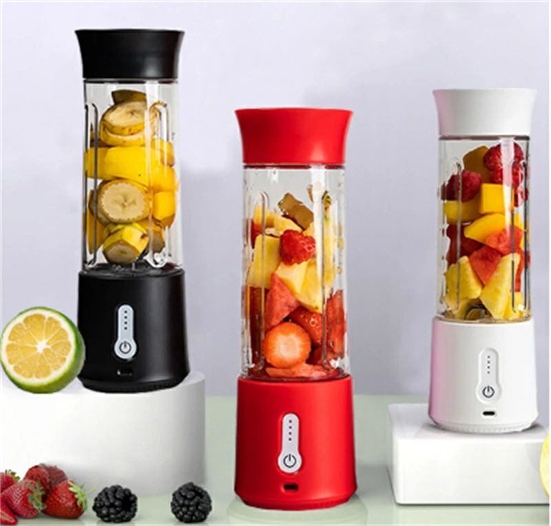 500m USB充電式 洗いやすい 野菜&果物&離乳食用 丸洗い可 ミキサー 小型 スムージー コードレス 氷も砕ける ジューサー