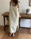 プルオーバー ワンピ ロング タンクトップワンピース タンクトップ ノースリーブ レディース ワンピース