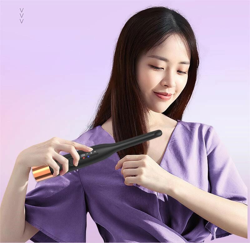 巻き髪 ヘアコテ アイロン レディース カール ストレート 携帯便利 メンズ コードレス ドライヤー 巻き 自動