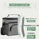 手持ち ランチバッグ クーラーボックス ボックス型 ポケット付き ポータブル 保温 クーラーバッグ 保冷&保温バッグ