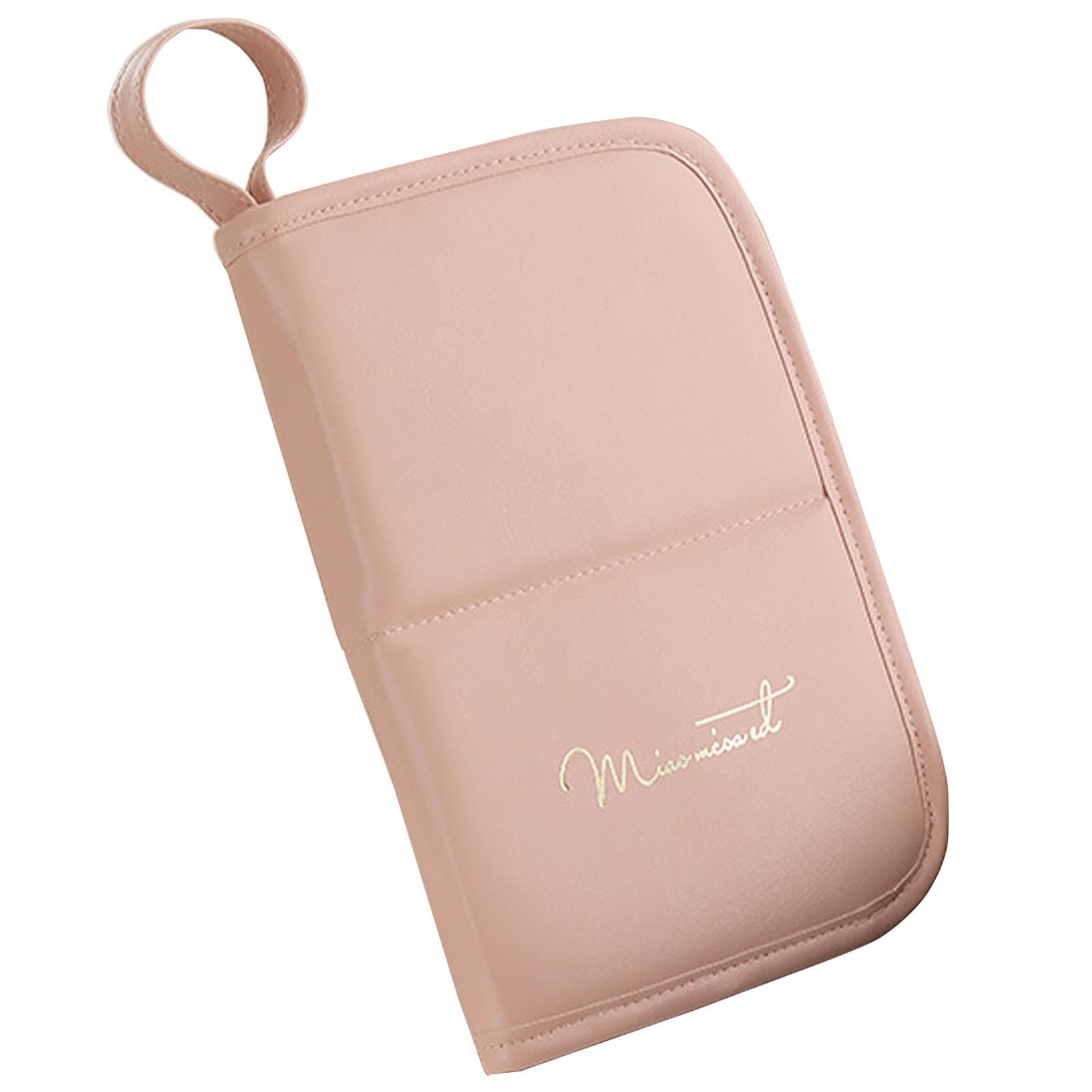 ユニ。 description to Refer ピンク 描画ブラシオーガナイザーバッグ、大容量化粧品ブラシバッグ、旅行用化粧品ブラシバッグ