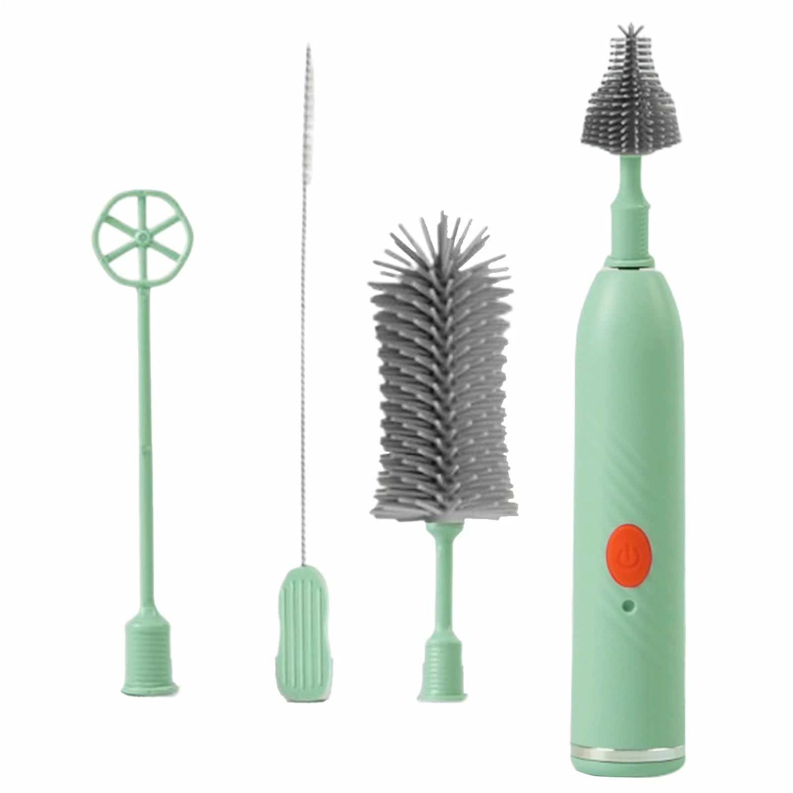 、ポンプ部品用の防水充電式カップクリーニングツール、ティーポット |乳首とストロー 掃除用の電動哺..