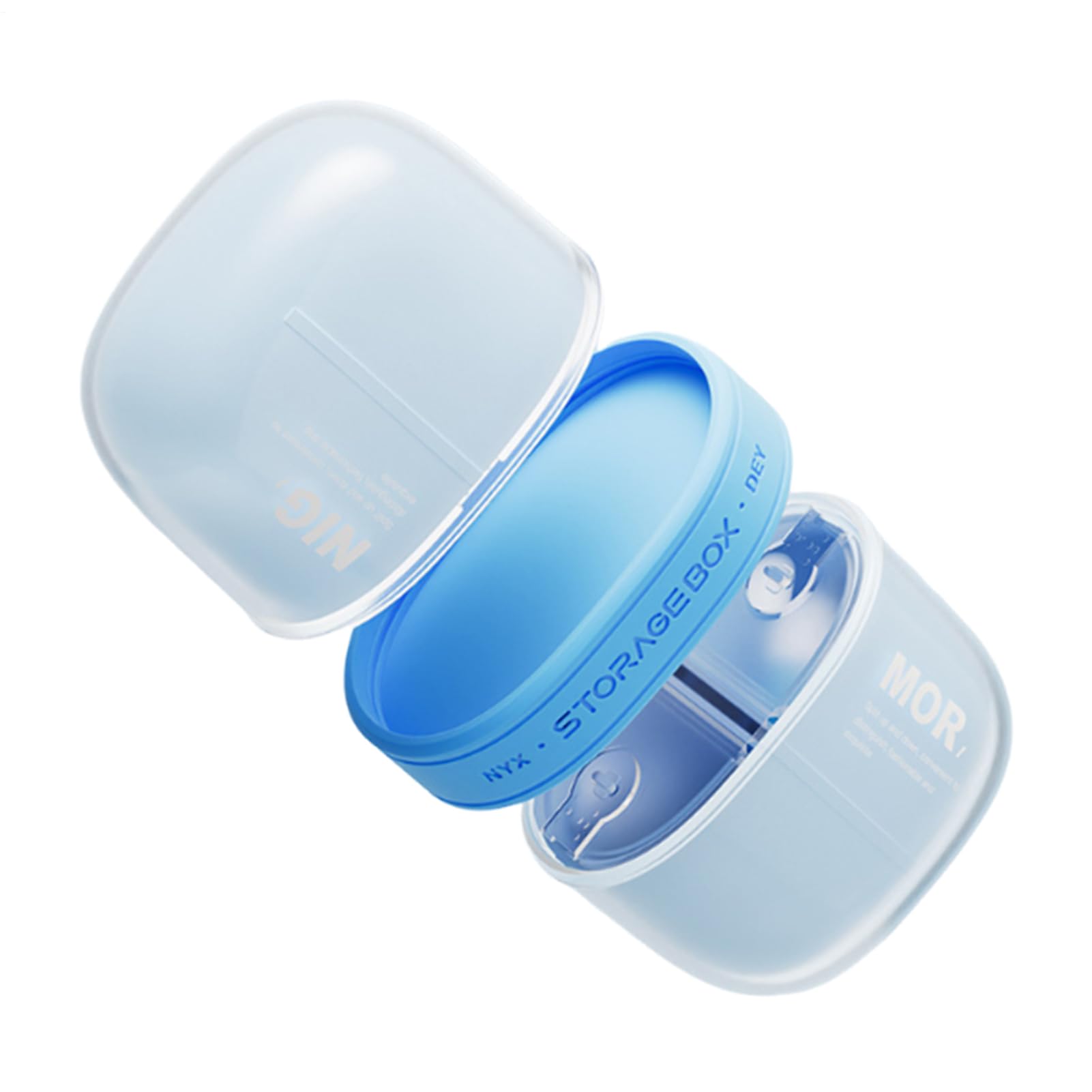 学校 青年 女性 男性 ティーン 女の子 男の子 コンパクトなピルディスペンサー容器 | 週刊薬収納ケース..