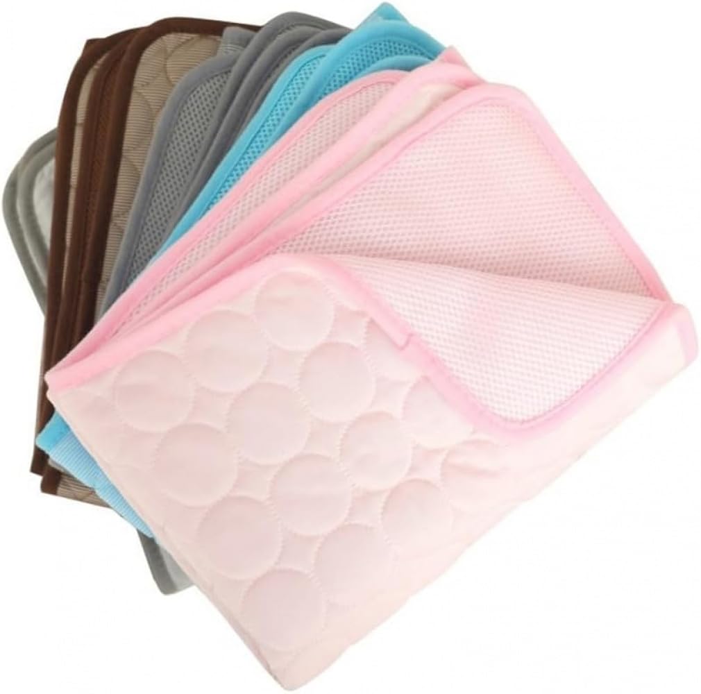 ペットアイスシルクマット暖かいクッションソファクッション通気性滑り止め抗咬傷犬小屋アイスマット犬マット