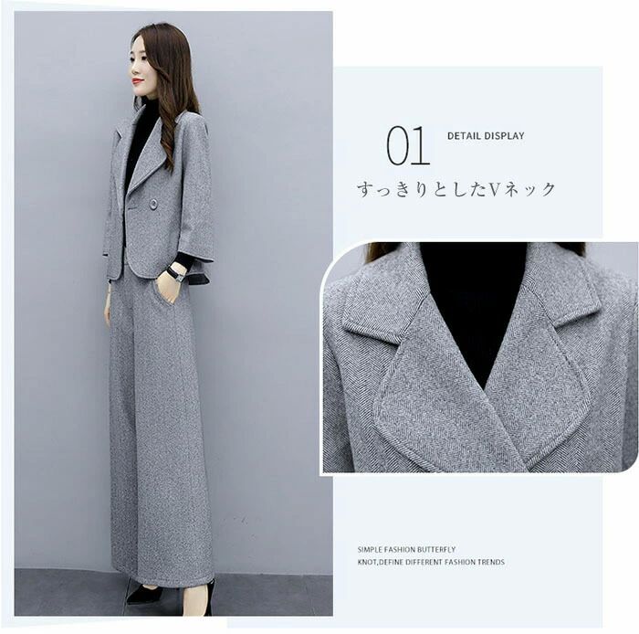 レディース 卒園式 ママ コーデ スーツ パンツスーツ セレモニー ママセット ビジネススーツ 大きいサイズ フォーマル