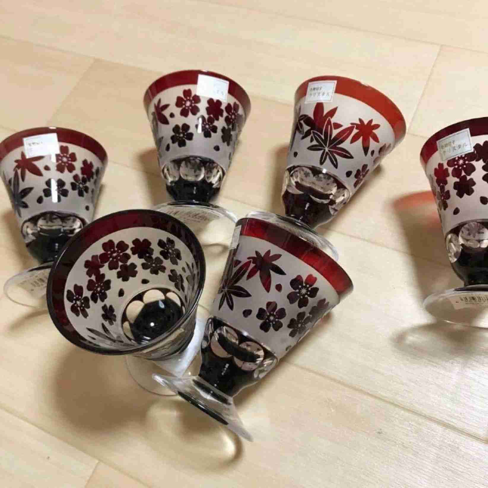 コーヒーグッズ コーヒーマグカップ ガラスウォーターカップ ソースクリーム ティーカップ ビールカップ ジュース ミルク 5客 コップ ガラス クリスタル