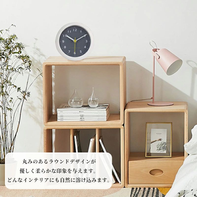 インテリア 女性 贈り物 ギフト 実用的 プレゼント 新生活 アナログ バスクロック 掛け時計 おしゃれ モダン 置き時計 北欧 盤 [2]