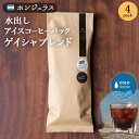 【送料無料】　おいしい 水出しコーヒー　ゲイシャブレンド　浅煎　4個入り　お得セット　27 COFFEE ROASTERS　帰省 お土産 神奈川　お返し　お礼　差し入れ　お祝い　贈り物