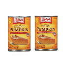 「お得な2缶セット」Libby's 社リビー100%ピュアパンプキン、29オンス缶 100% Pure Pumpkin, 822ml×2缶Cans (Pack ...