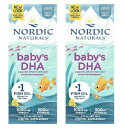 「お得な2個セット」NORDIC NATURALS社 ベビーズ DHA ビタミンD3入り 2oz ×2個 サプリメント(4)