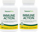 「お得な2本セット」NaturesPlus社 Immune Action(イミューンアクション)ベジカプセル120粒×2