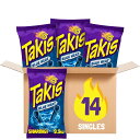 「お得な14袋セット」タキス ブルー ヒート 280g入り×14袋 ホットチリペッパー 風味の 極辛 ロールトルティーヤチップス 9.9 Ounce Pack ...