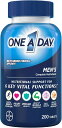 One-A-Day, 男性用コンプリートマルチビタミン、200粒 サプリメント
