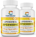 「お得な2本セット」CORPORORALIGHT社 リポソーム スペルミジン ポリアミン spermidine 1粒あたり600mgサプリメント60粒入り×2本...