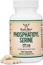 Double Wood社高濃度ホスファチジルセリン サプリメント 1粒あたり 150mg配合 120粒入りPhosphatidylSerine Suppleme...