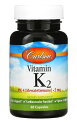 CARLSON社 ビタミンK2メナテトレノン (5mg) 60カプセル サプリメント Carlson Vitamin K2 5 mg 60 Capsules