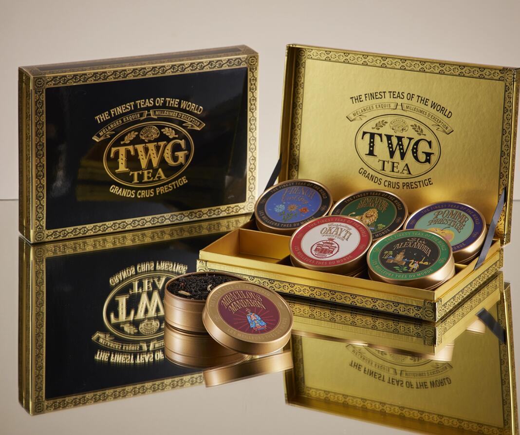 �u�M�t�g �v�V���K�|�[���̍����g�� TWG �V���[�Y World Voyage New Year's Tea Set ���[���h���H���[�W���j���[�C���[�Z�b�g  ���{�� �e�B�[� �u���W�[ �e�B�[� �u�����[�W�[ �e�B�[