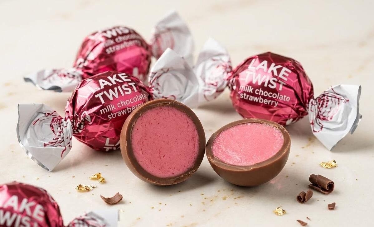 Hinakoのドバイ発 濃厚ドバイ リッチ チョコレートDUBAI RICH CHOCOLATE 【ストロベリー】ミルクチョコレート200g 20個Happy Easter イースター｜アングル2