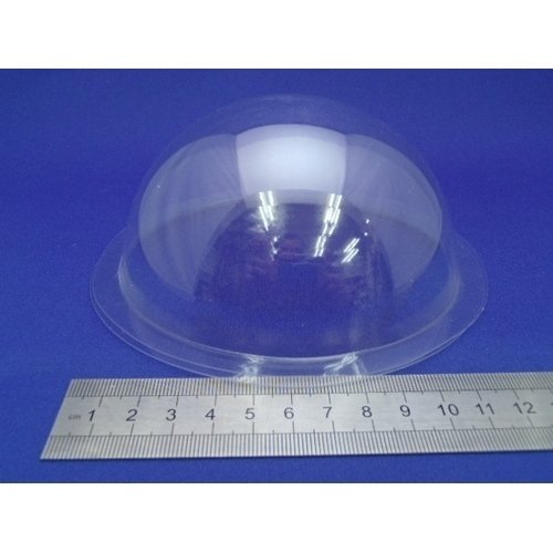 花昭 透明塩ビ半球体 2コ組 径120mm│樹脂・プラスチック 樹脂ドーム・カプセル