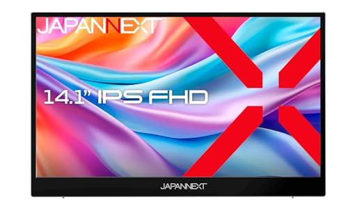 JAPANNEXT 14.1インチ IPSパネル搭載 フルHD(1920x1080)解像度 モバイルモニター JN-MD-IPS141FHDR USB Type-C miniHDMI HDR キックスタンド搭載