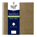 クオバディス 手帳 クオバディス 手帳 【2024年4月始まり】ダイアリー『エグゼクティブ4/クラブ』 (週間バーチカル・正方形サイズ 16×16cm) カッパー QUOVADIS qv66202co