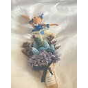 フレグランス プリザーブドフラワー バレリーナ人形 ブルー 母の日ギフト 花束 ミニブー