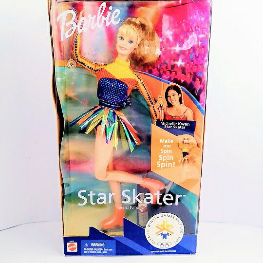 バービー　オリンピック　フギュアスケター　ミッシェルクワン　人形　Barbie 　バービー人形　クリスマスプレゼント　女の子 おもちゃ