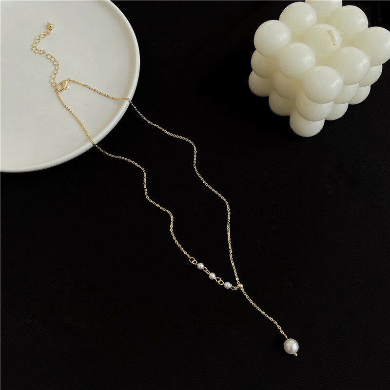 樂天商城 - 【月間優良ショップ受賞】 ネックレスレディース アクセサリー シンプル パール オシャレ フォーマル ナチュラル 追跡可能メール便 送料無料