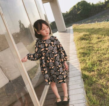 SALE 子供服SALE 韓国子供服 子供服 キッズワンピース こども服 ナチュラル ワンピース 長袖 可愛い シンプルワンピース ナチュラル おしゃれ 重ね着 追跡可能メール便 送料無料