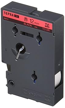 【中古】キングジム テープカートリッジ テプラTR TC12R 12mm 赤