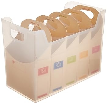 【中古】ナカバヤシ ファイルボックス CD・DVDケース なげこみBOX F8 フボI-F8