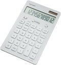 【中古】シャープ 電卓 12桁ナイスサイズタイプ シルバー系 EL-N802-SX